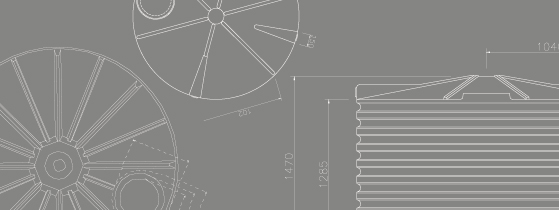 Section of tank drawings