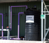 Photo of chemical storage tank